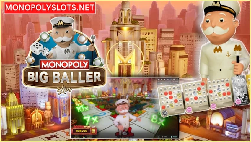 Monopoly Big Baller Live Casino Show is the latest version of the classic Monopoly Game pictured.