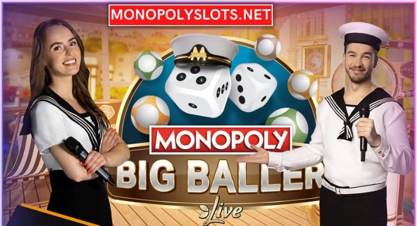 Monopoly Big Baller review and casino bonus pictured.