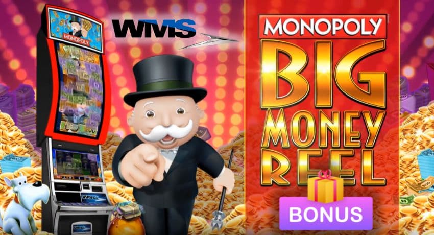 Play Monopoly Big Money Reel slot, created by provider SG Gaming Inc pictured.