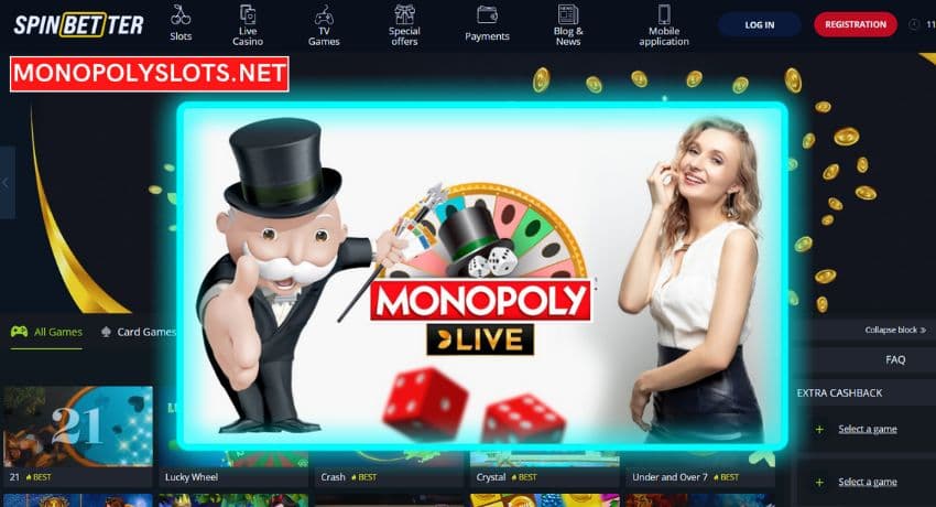 SpinBetter Casino Review - Games Tested + 150 Free spins no deposit bonus [2023] pictured.