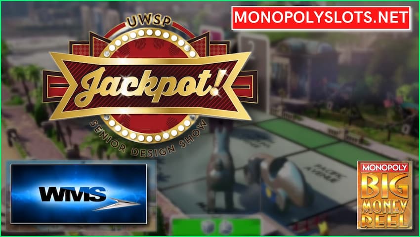 Klasik slot makinesi Monopoly Jackpot resmedilmiştir.