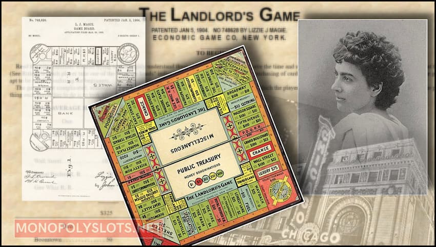 The first classic Monopoly game was called The Landlord's Game pictured.