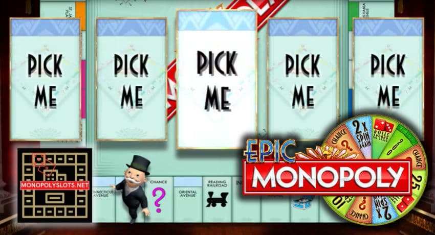 Join Mr Monopoly on an epic adventure through the world of real estate in the WMS Gaming slot game pictured.